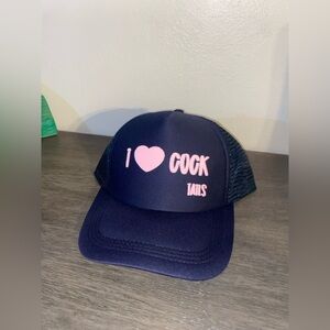 Navy and Pink Trucker Hat